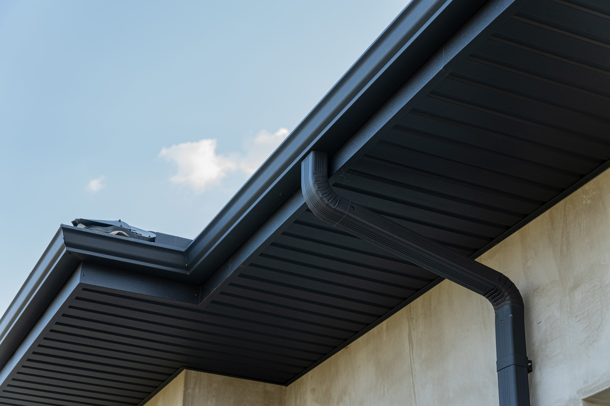 image of well installed gutters