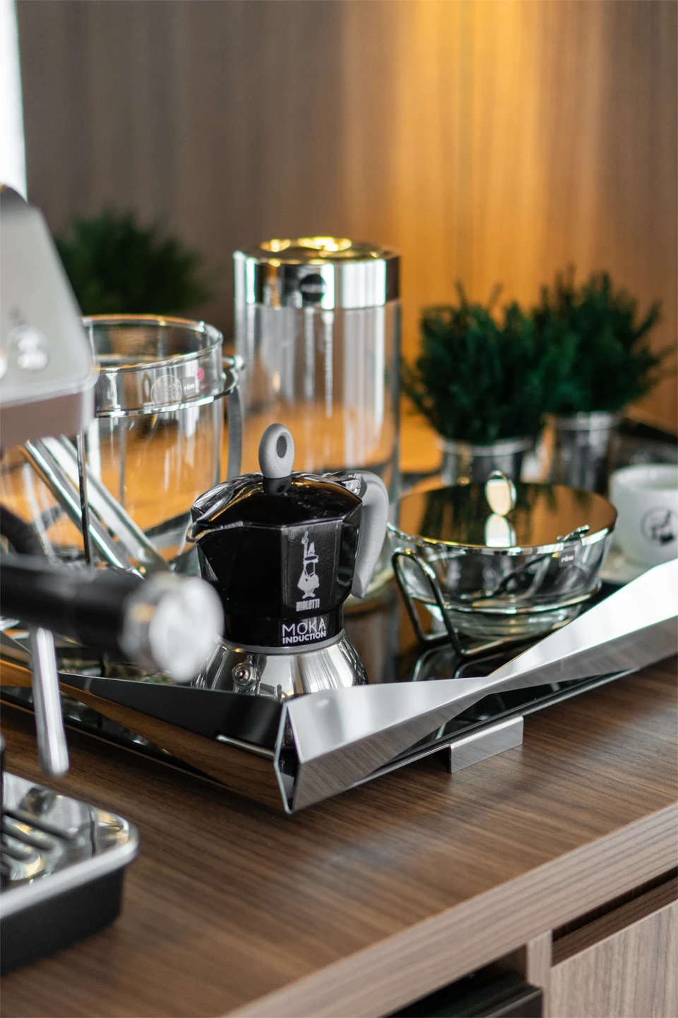 Detalhes de decoração de projetos Duality.