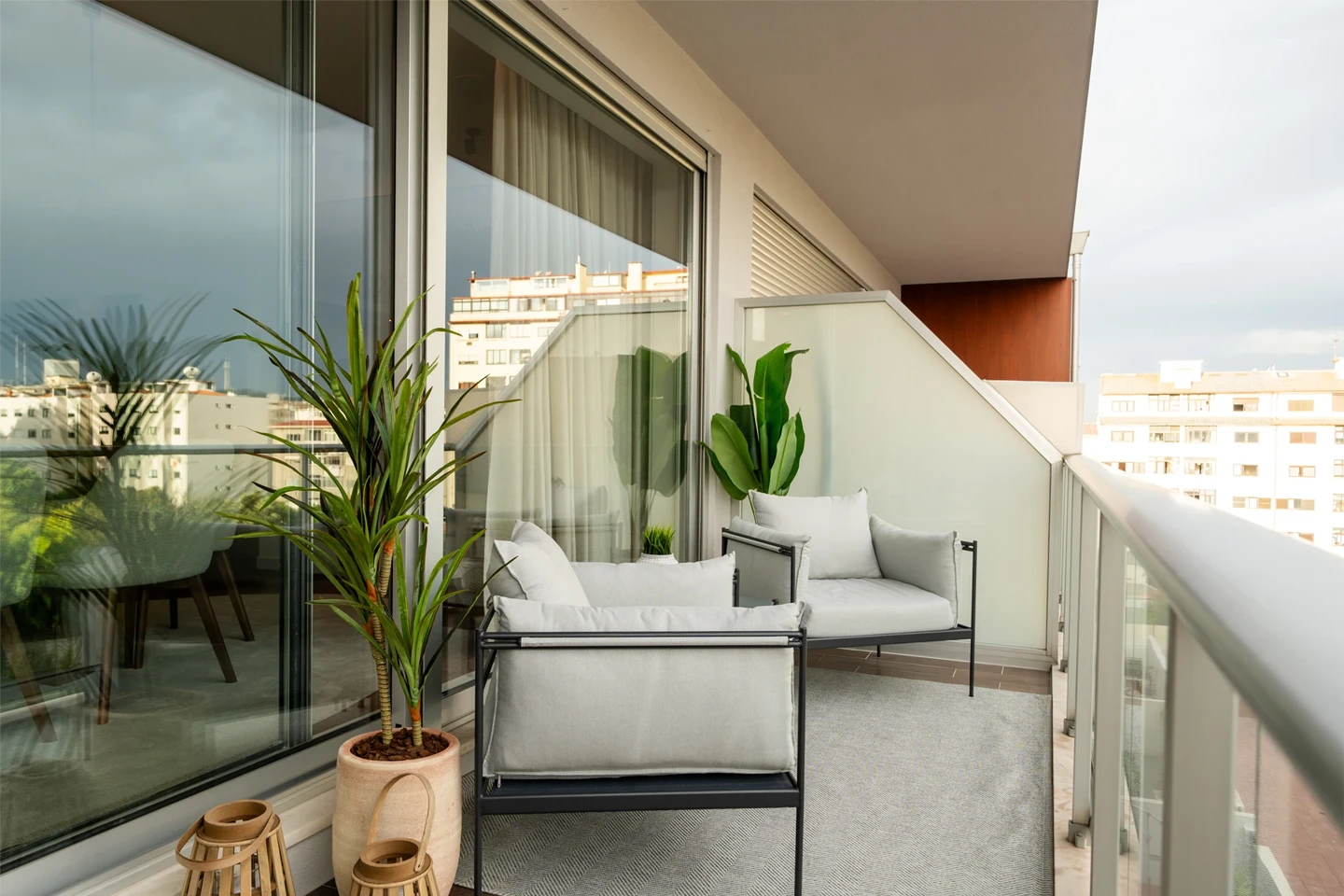 Detalhes de decoração de projetos Duality.