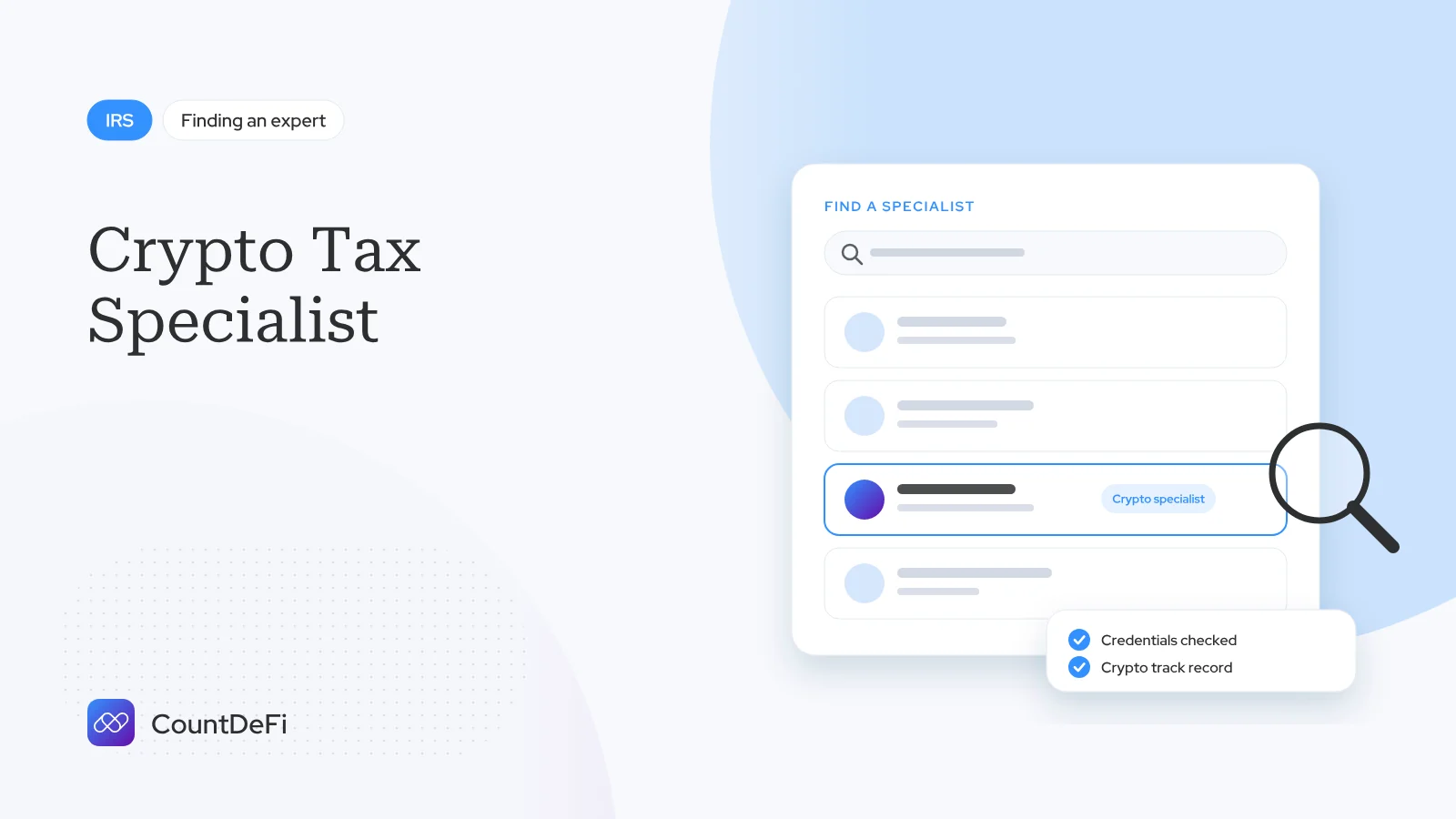 Cover illustration for: Crypto Tax Specialist: What One Does and How To Choose