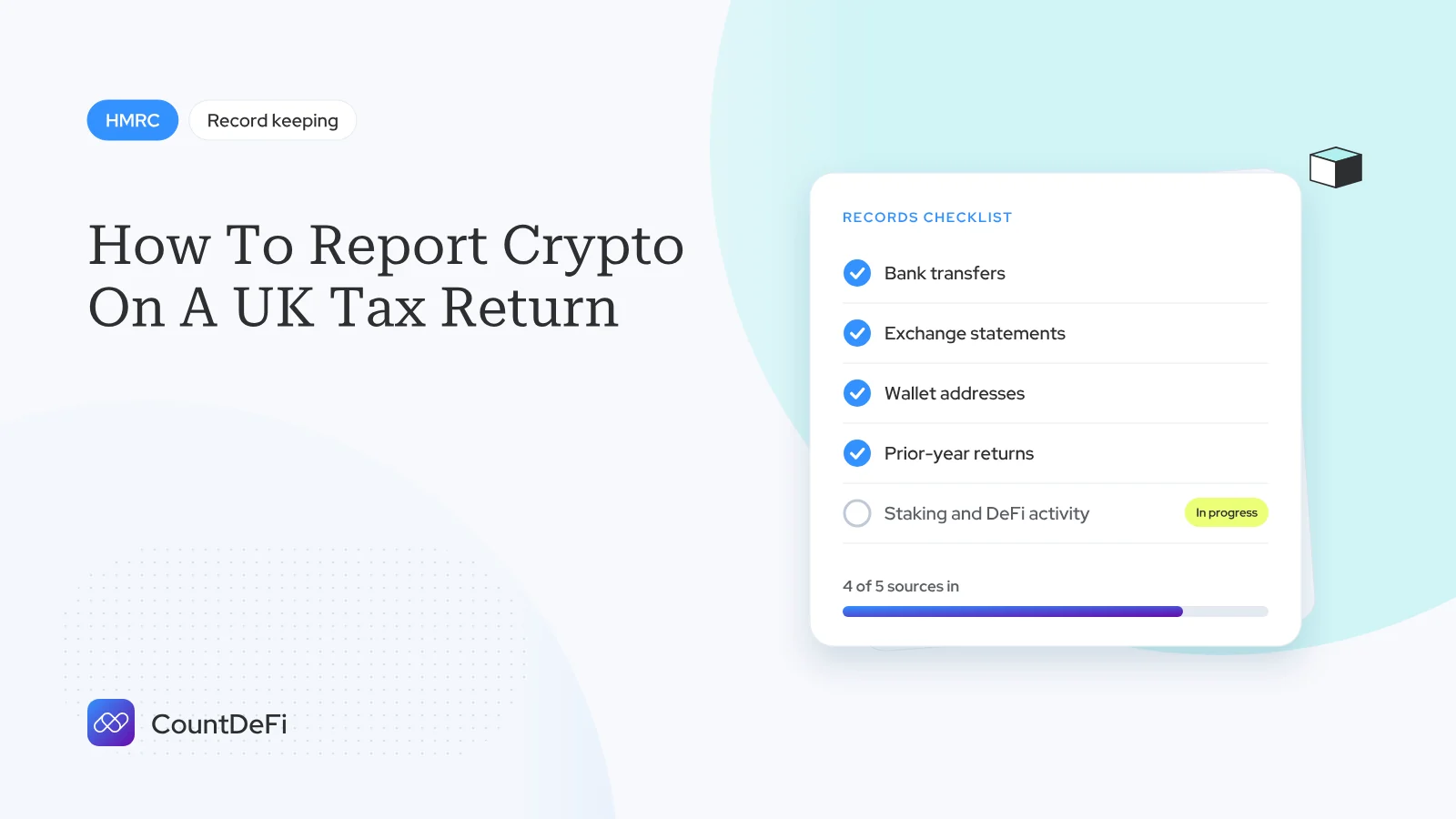 Cover illustration for: How To Report Crypto On A UK Tax Return: SA108 Box By Box
