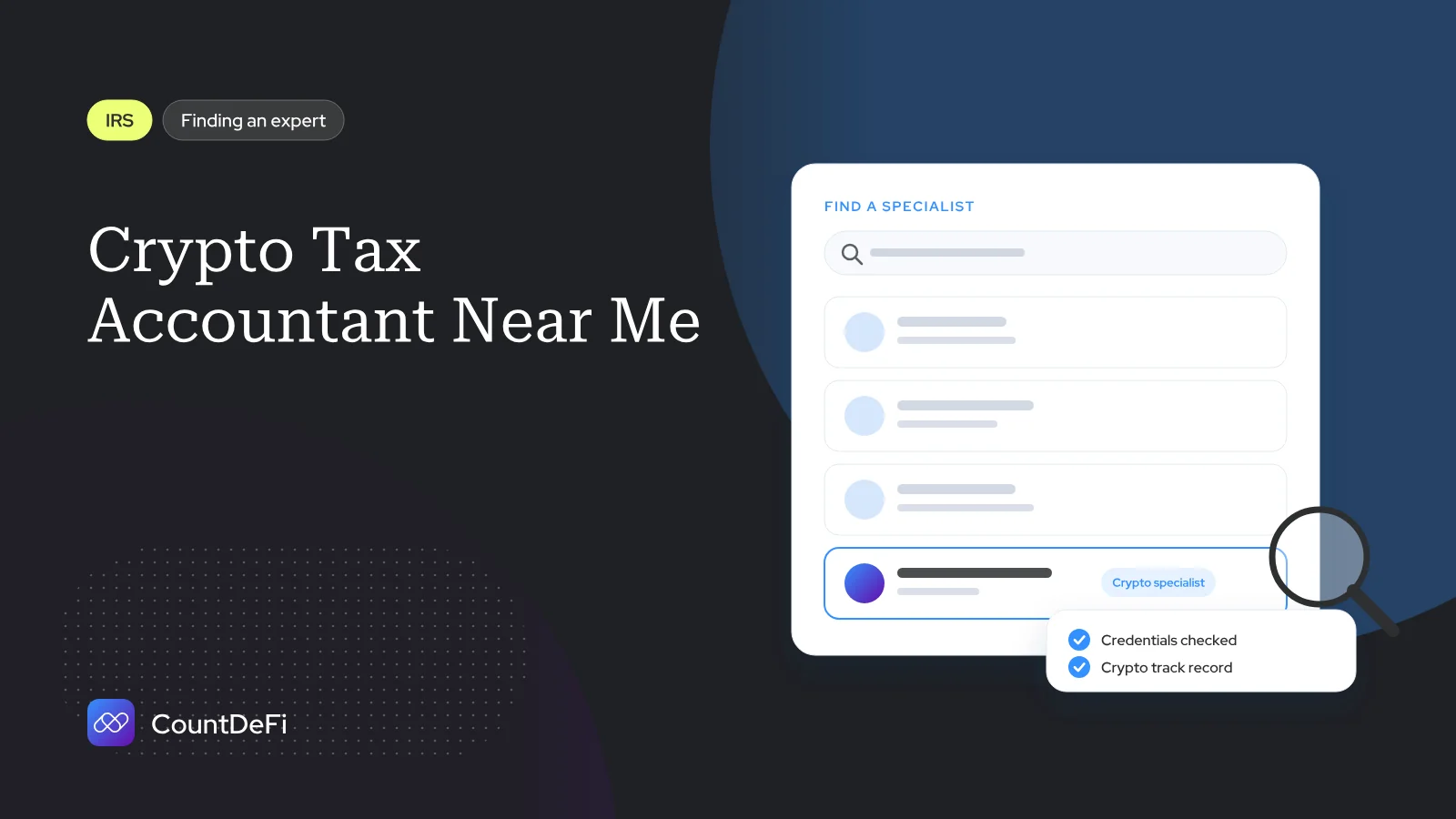 Cover illustration for: Crypto Tax Accountant Near Me: Does Location Matter?