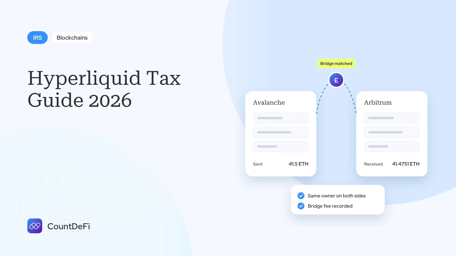 Cover illustration for: Hyperliquid Tax Guide 2026