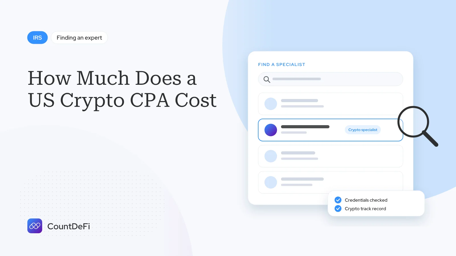 Cover illustration for: How Much Does a US Crypto CPA Cost? A 2026 Pricing Guide