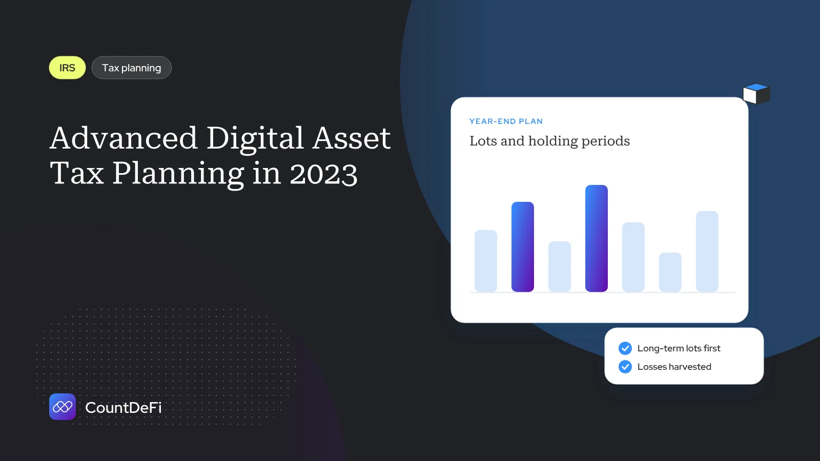 Cover illustration for: Advanced Digital Asset Tax Planning in 2023