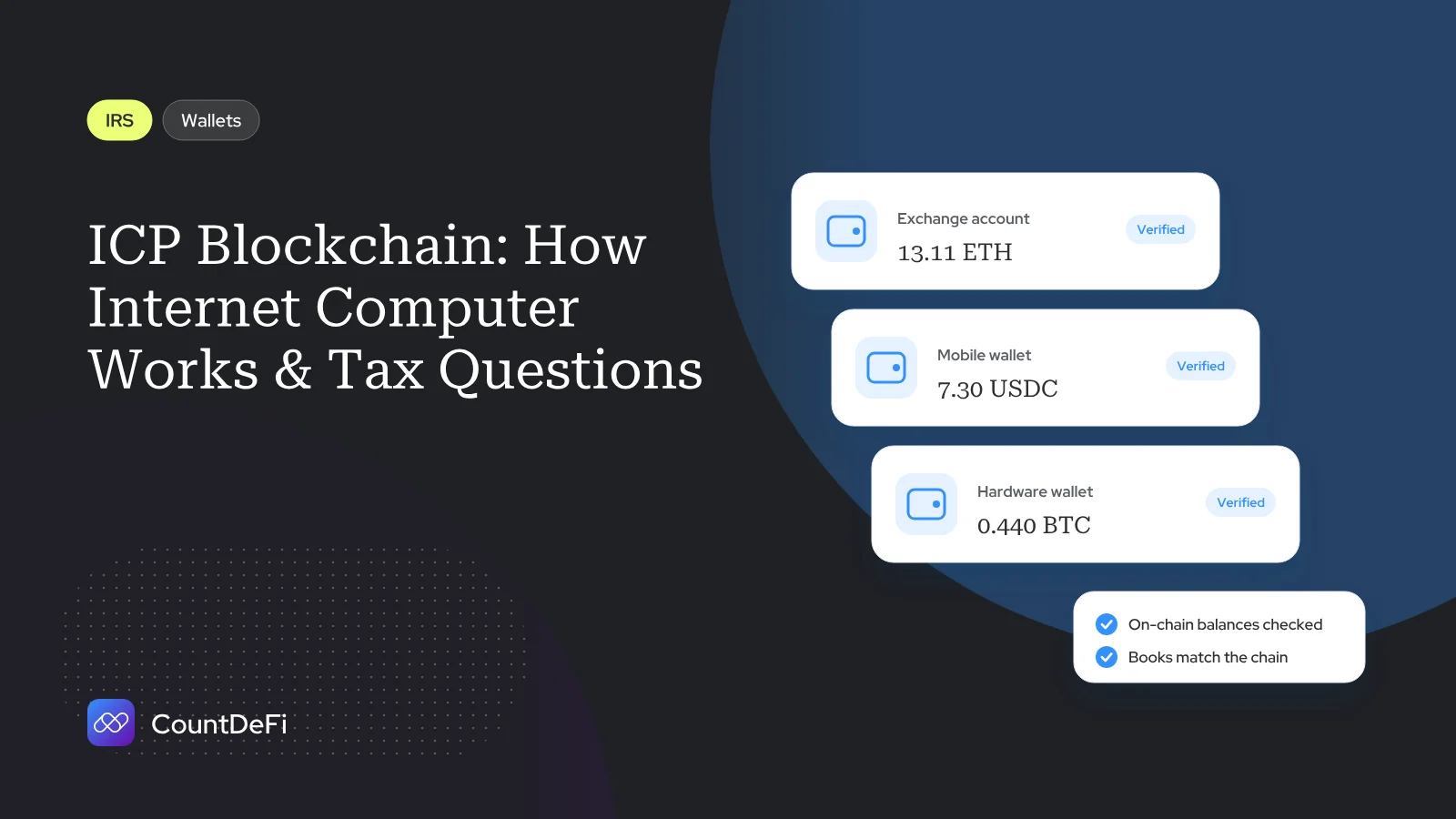 Cover illustration for: ICP Blockchain: How Internet Computer Works & Tax Questions
