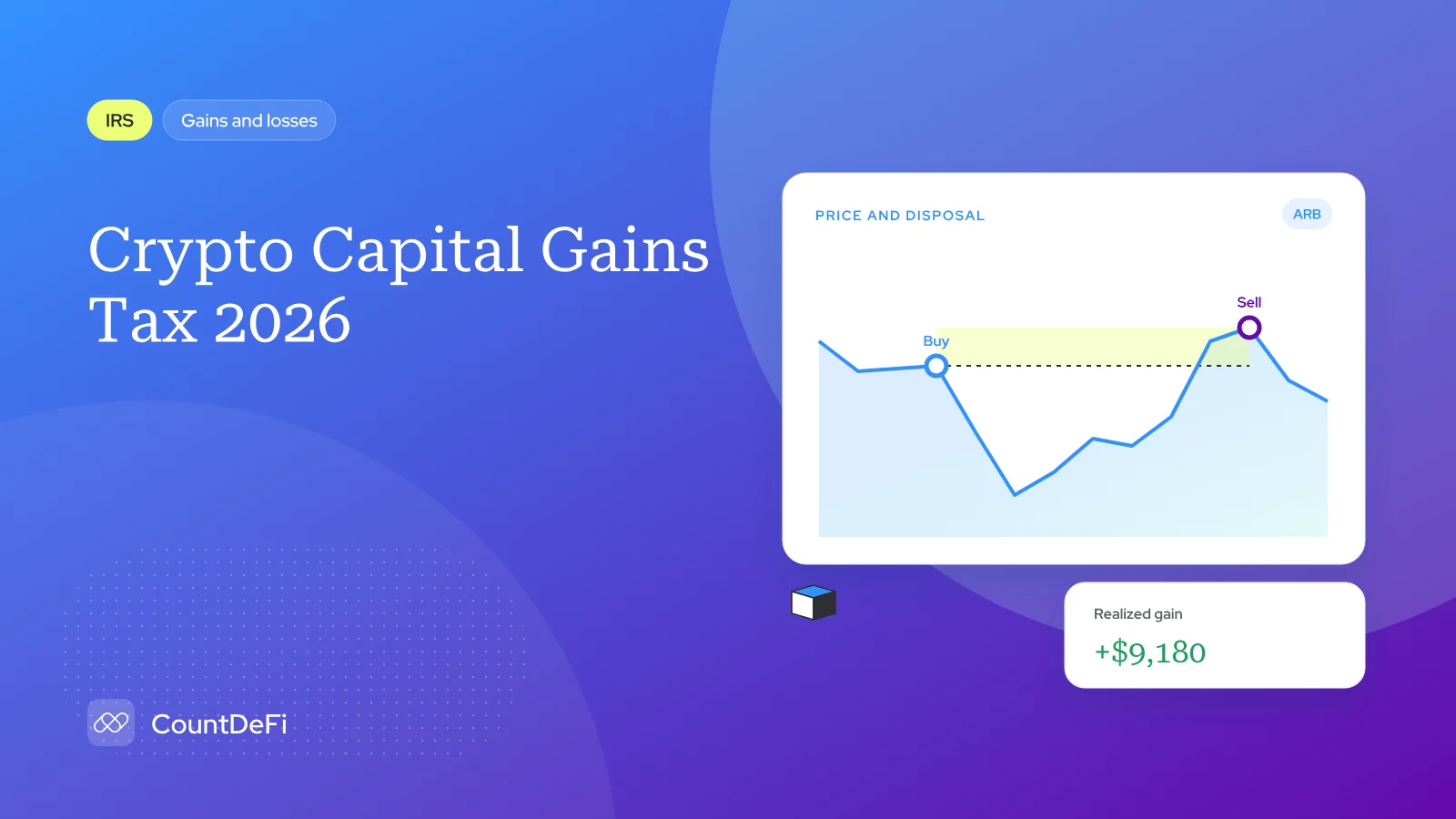 Cover illustration for: Crypto Capital Gains Tax 2026: How Crypto Is Taxed