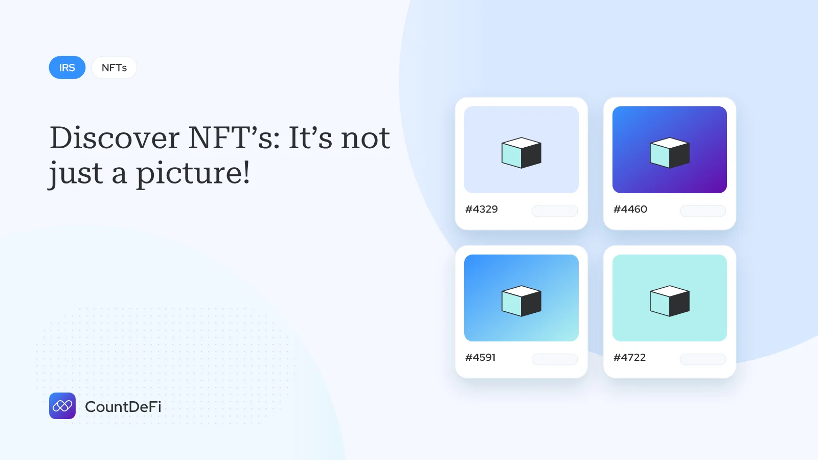 Cover illustration for: Discover NFT’s: It’s not just a picture!