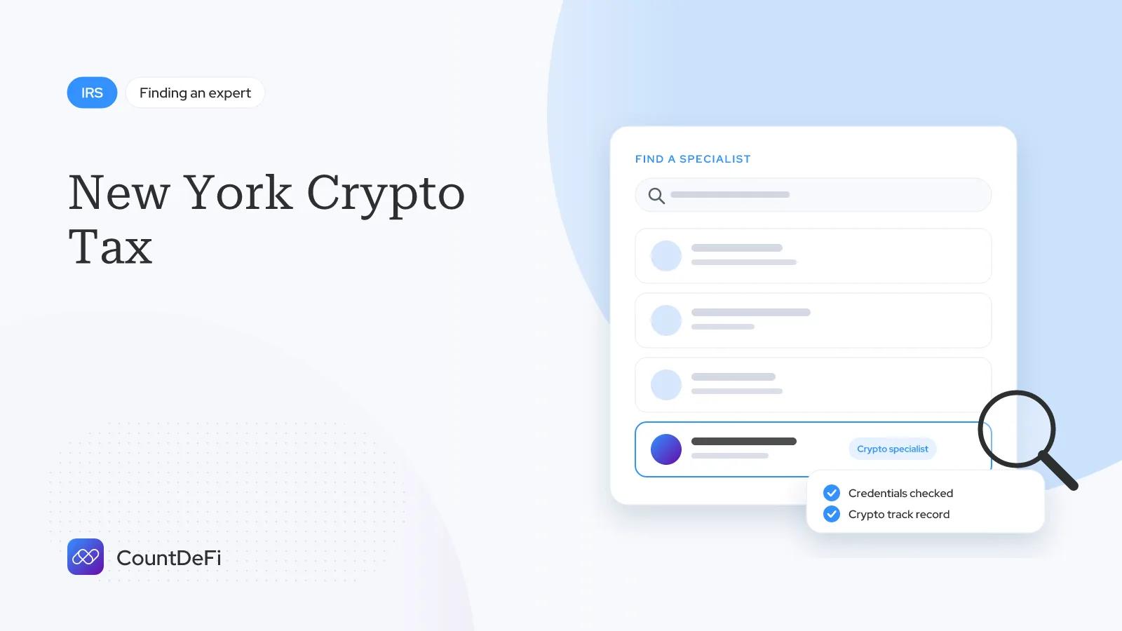 Cover illustration for: New York Crypto Tax: State, City and Who Can Help