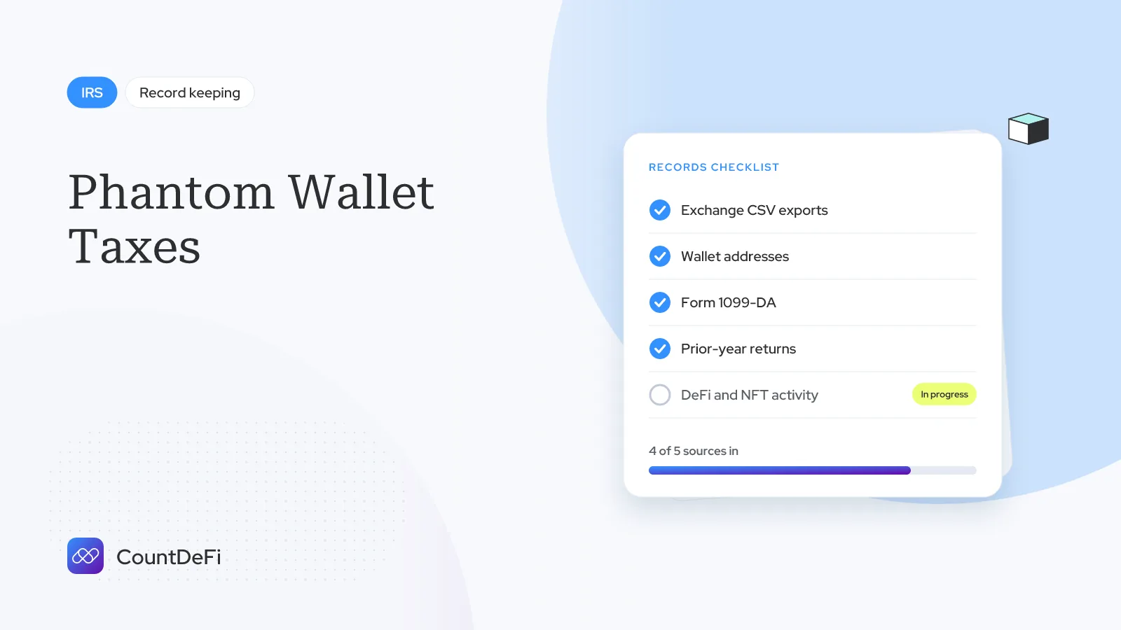 Cover illustration for: Phantom Wallet Taxes: How to Report Your Phantom Activity