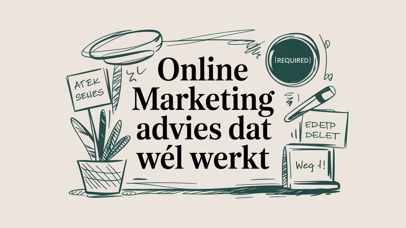 "Online marketing advies dat wel werkt"