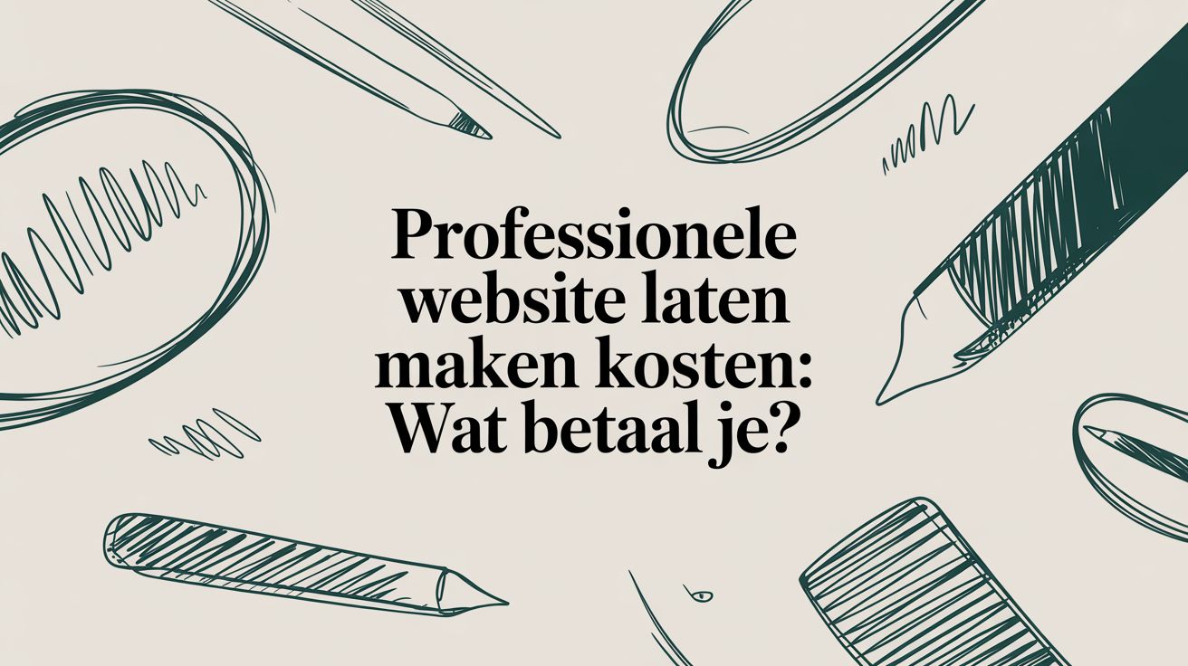 Professionele website laten maken kosten? Wat betaal je?