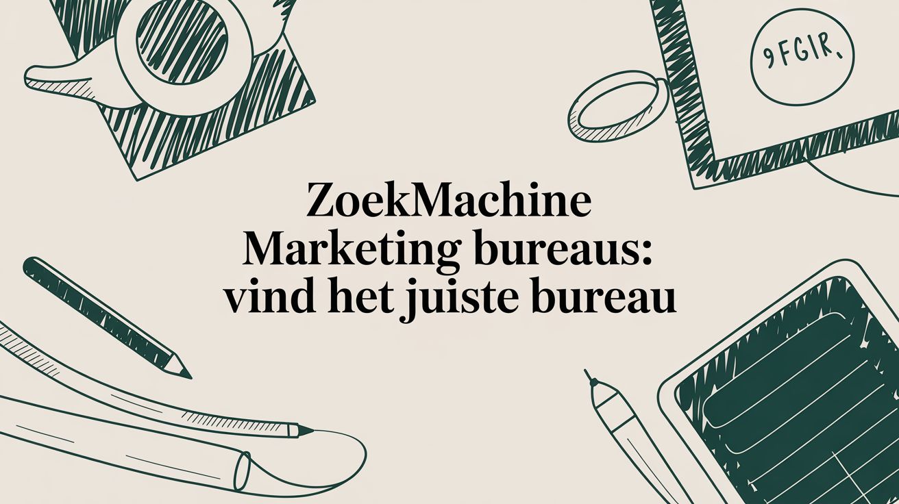 Image met de tekst: "Zoekmachine marketing bureaus: hoe vind je de juiste partner?"