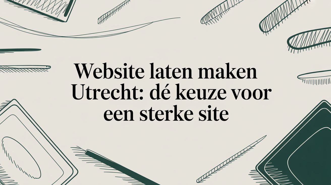 image met de tekst: Website laten maken in Utrecht: De gids voor een site die wél werkt