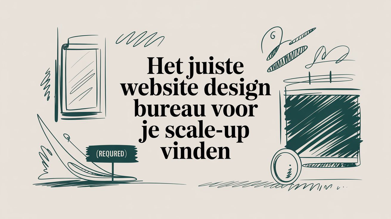 Het juiste website design bureau voor je scale-up vinden