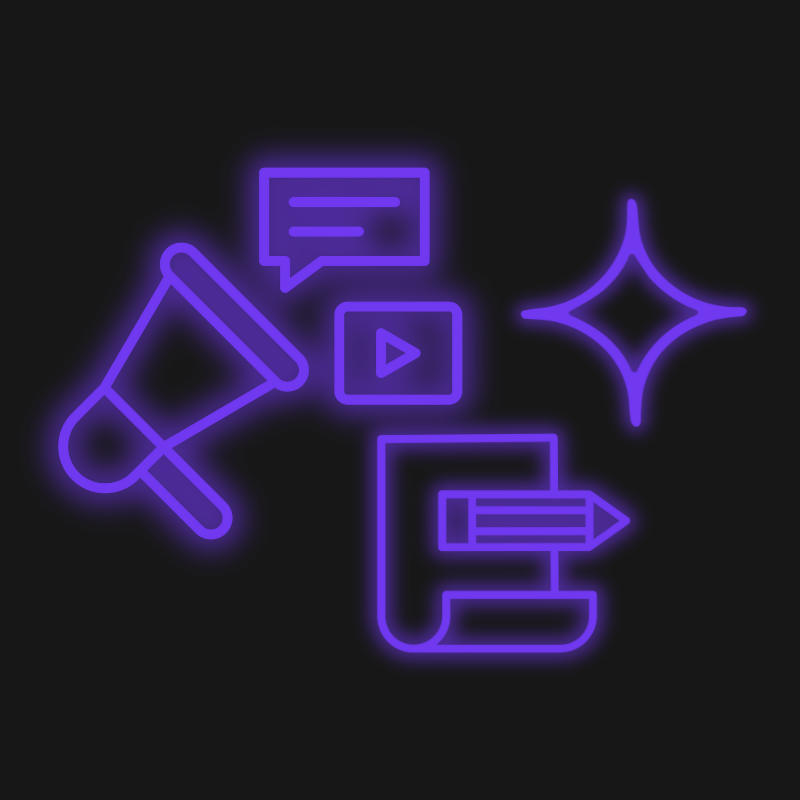 Illustration of visually engaging social ad creatives built to drive clicks, engagement, and conversions.