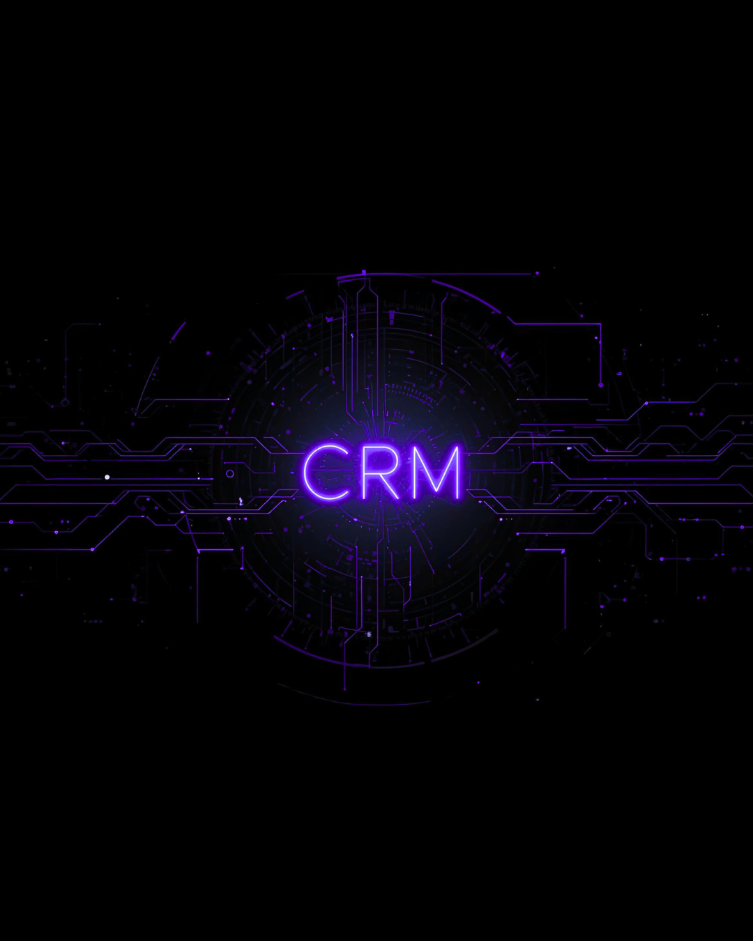 CRM system Illustration