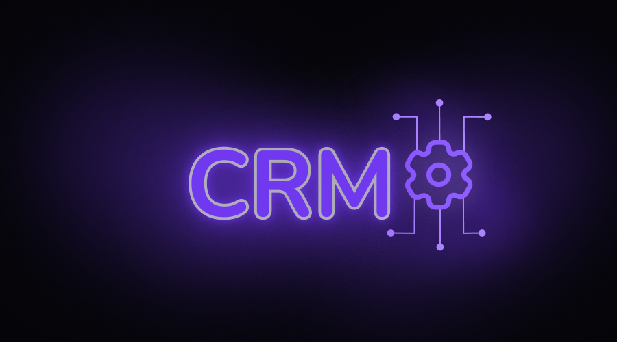 CRM system Illustration
