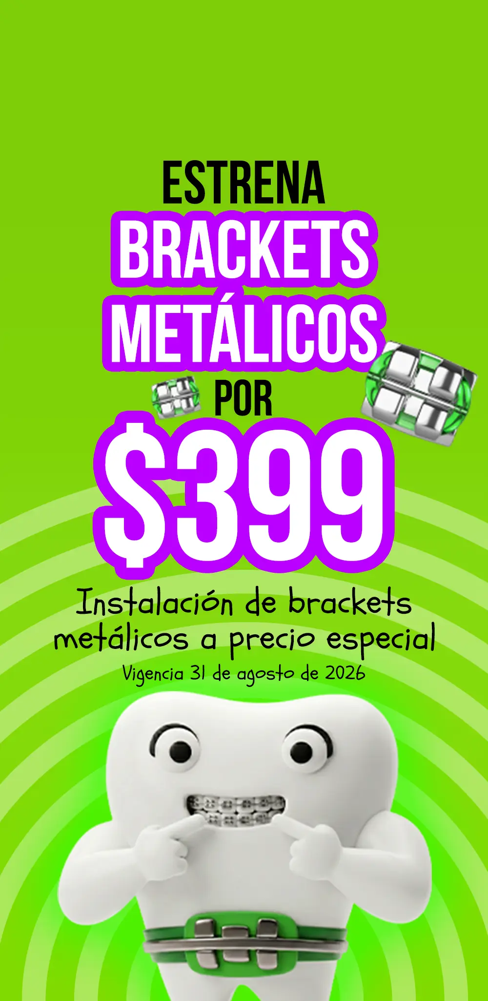 Banner de atención odontológica especializada