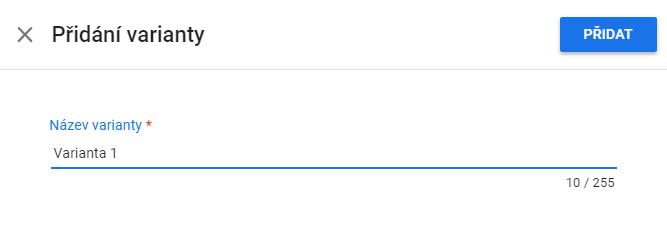 Tvorba variant pro testování