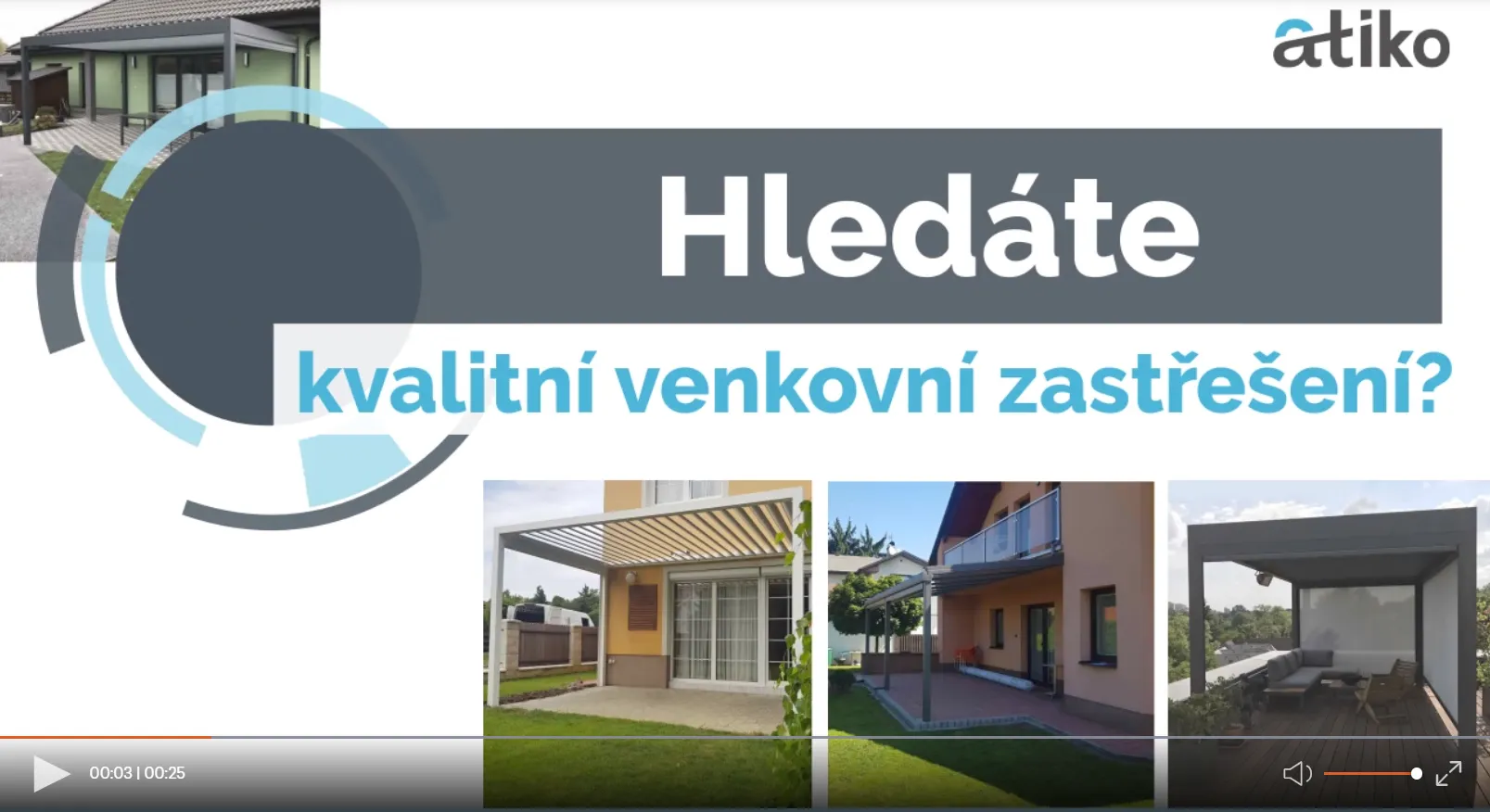 Atiko pergoly video