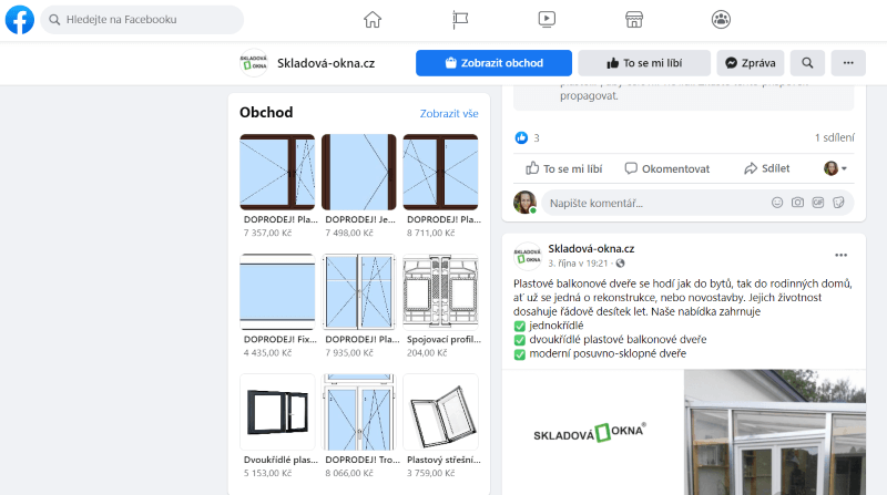 Facebook obchod