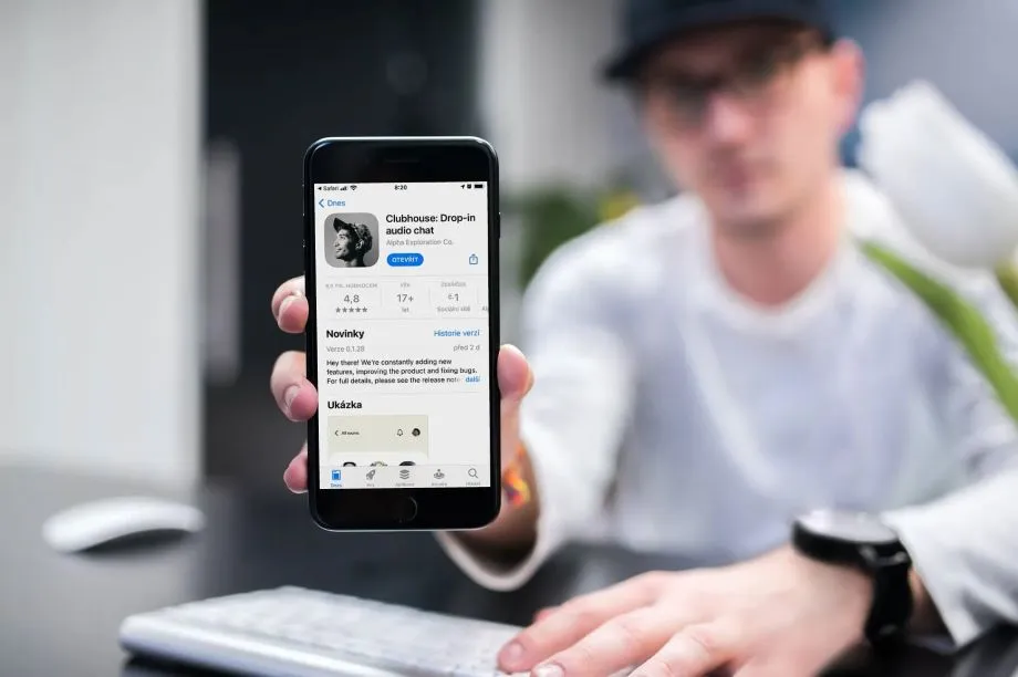 Nová aplikace Clubhouse