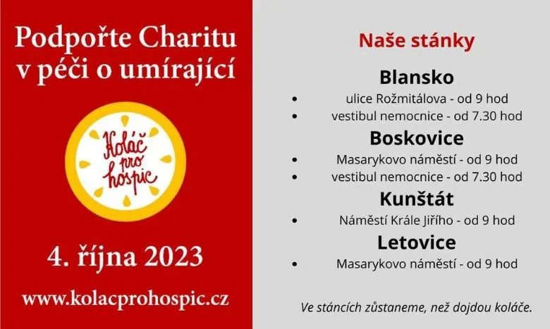 Koláč pro hospic 2023_plakát