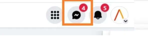 Doručené zprávy na Facebooku/Messengeru