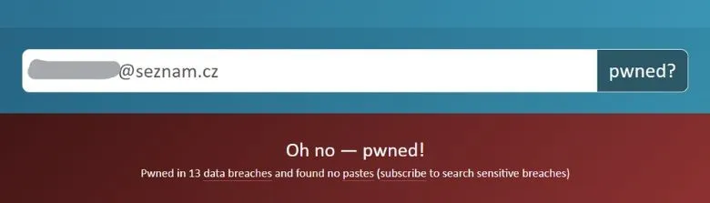 Kontrola bezpečnosti hesla