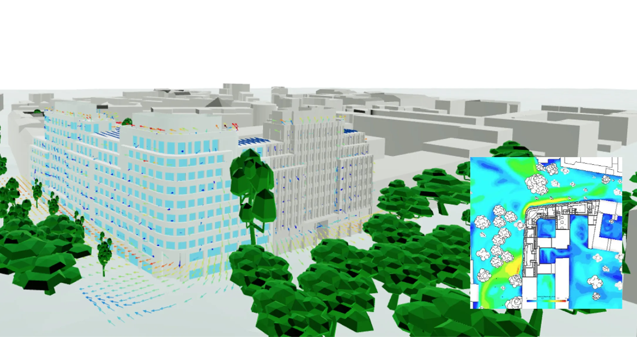 Windsimulation & Sonnenschutz