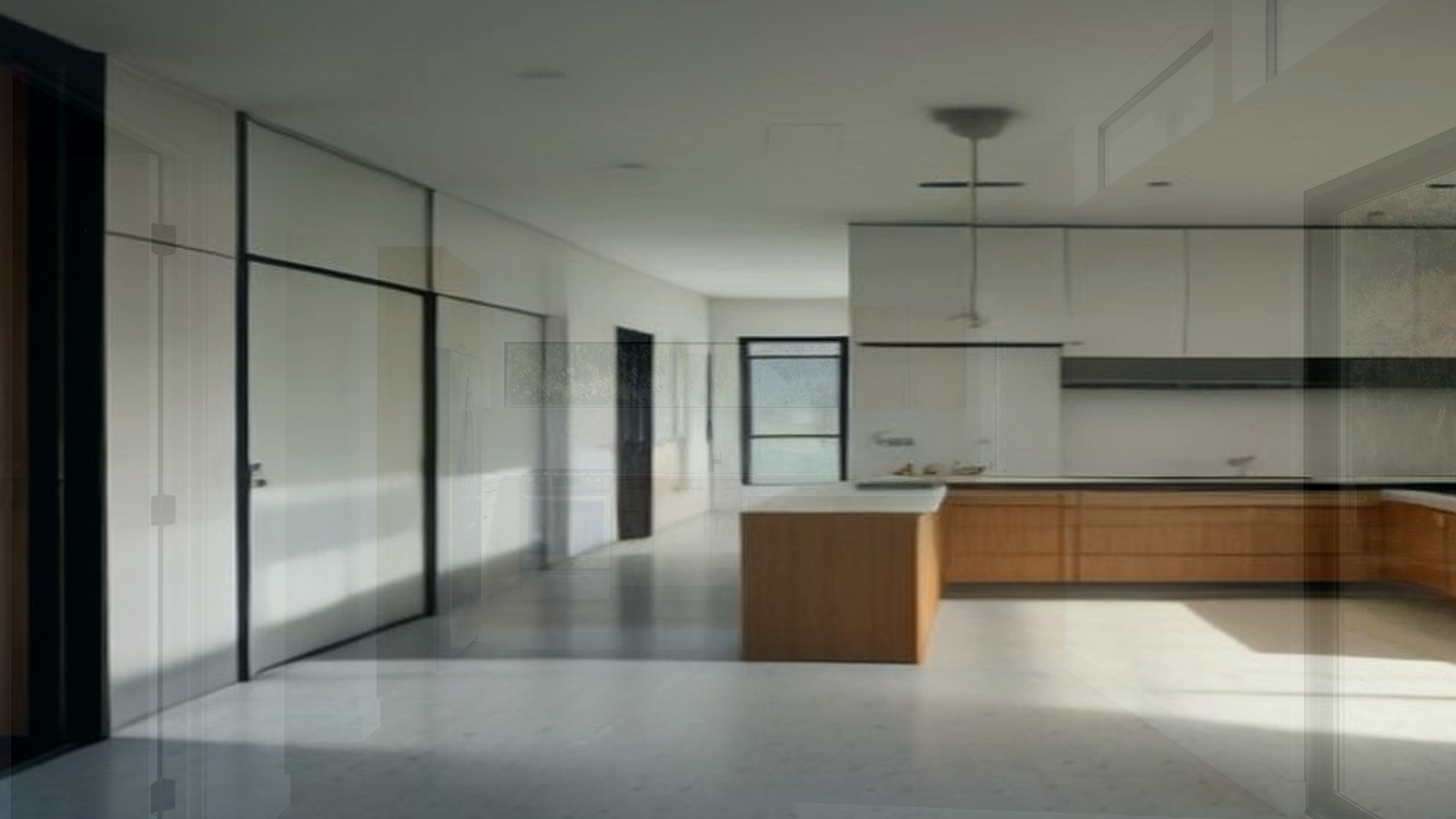 Editorial diagram of one Encino house with a single design-build team versus a split architect and contractor handoff