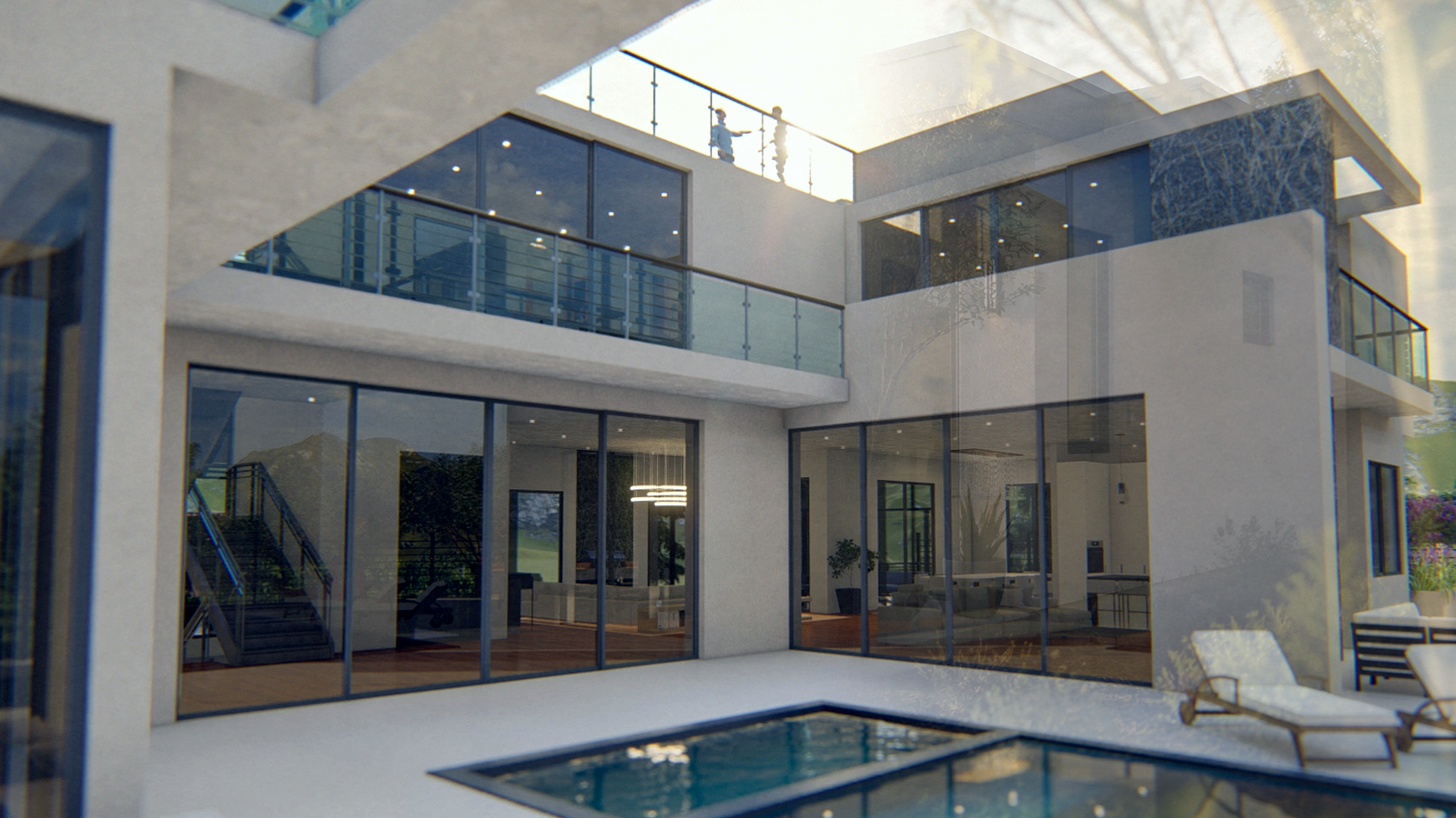 Editorial diagram of one Encino house with a single design-build team versus a split architect and contractor handoff