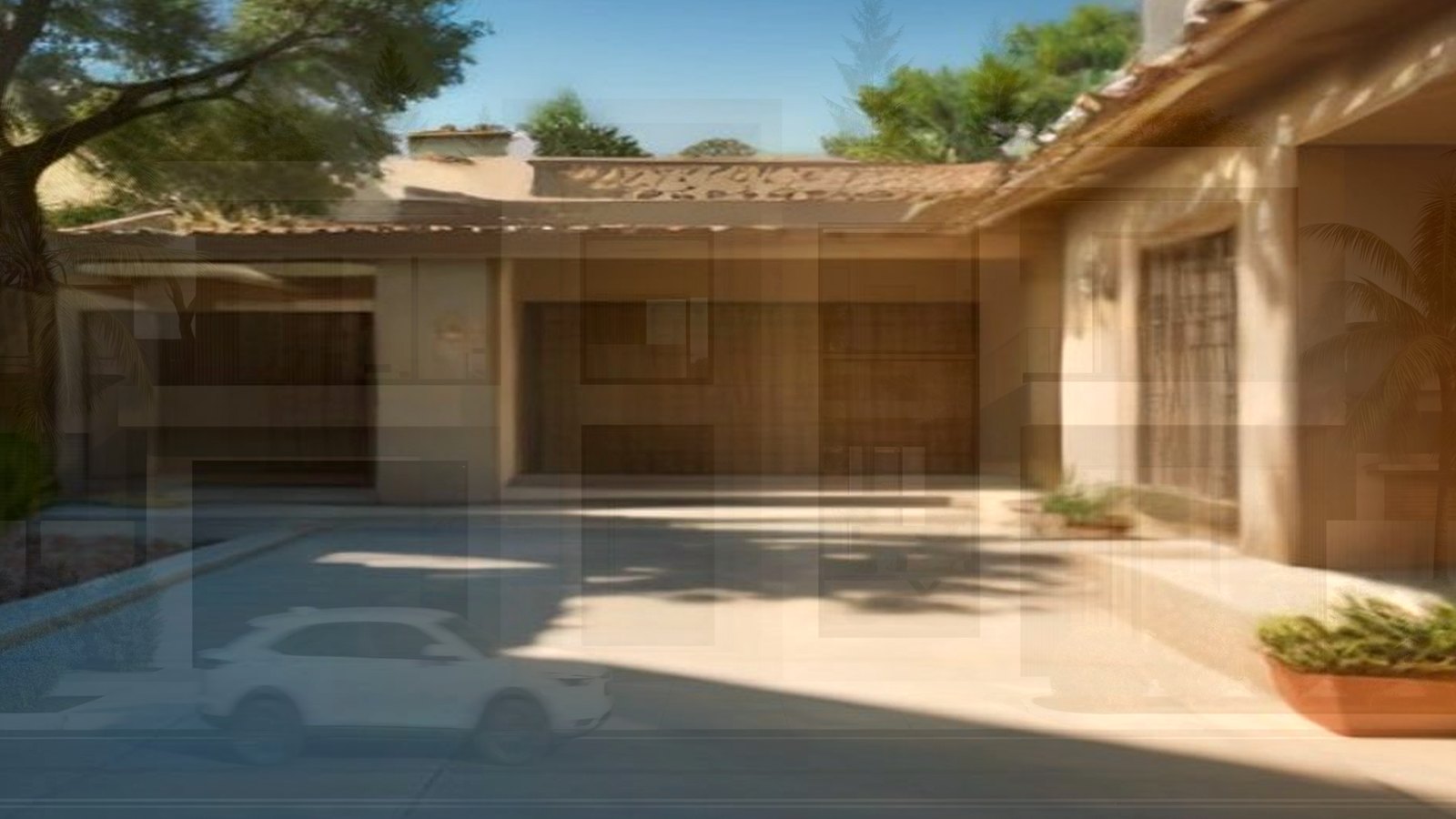 Editorial diagram of one Encino house with a single design-build team versus a split architect and contractor handoff