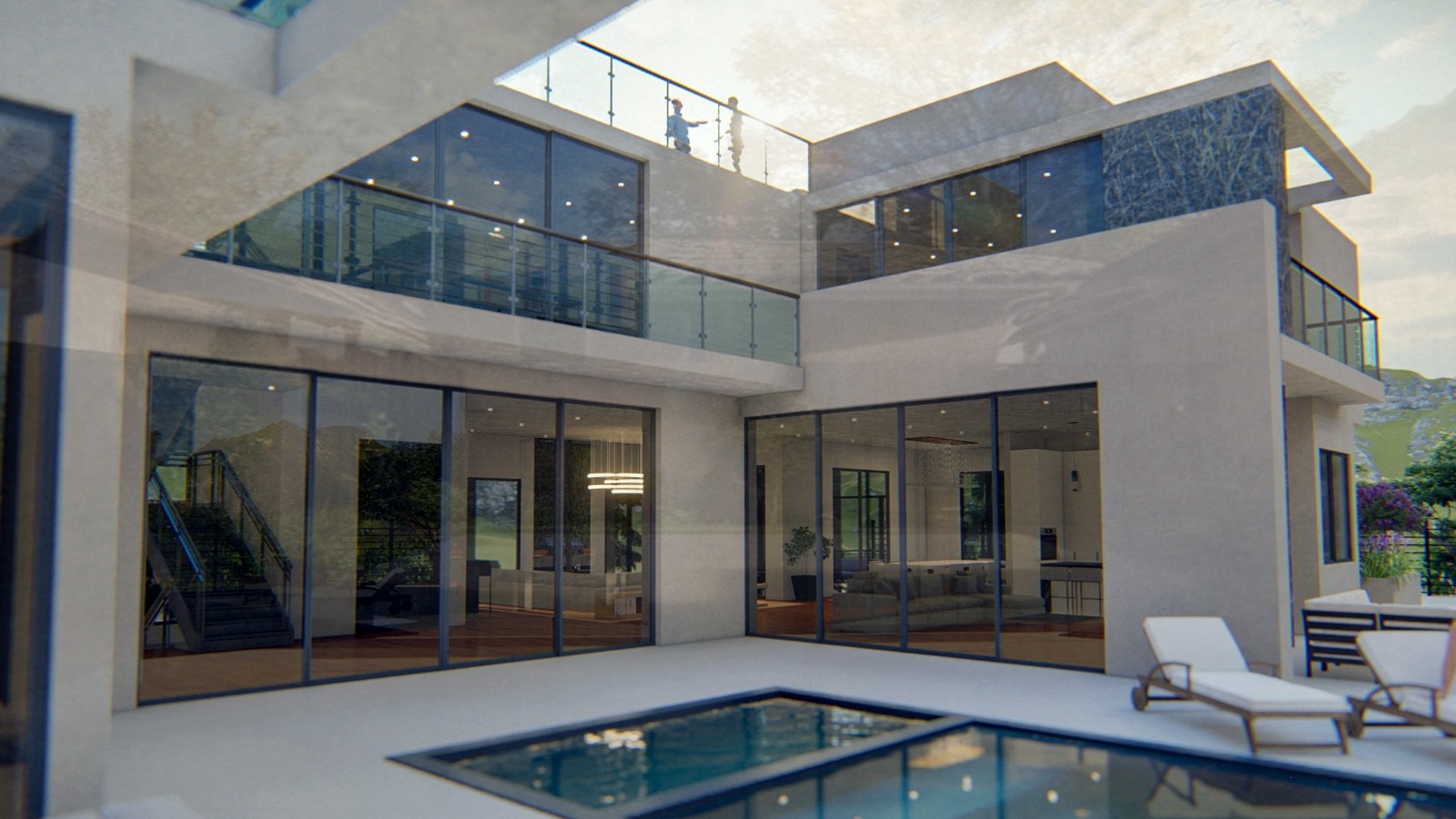 Editorial diagram of one Encino house with a single design-build team versus a split architect and contractor handoff