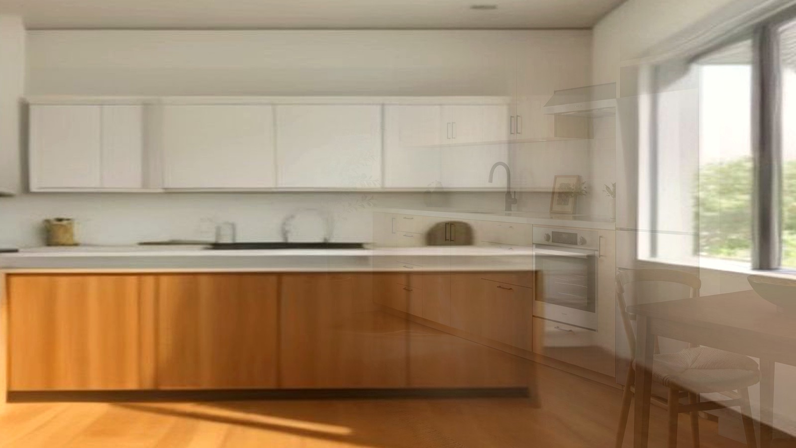 Editorial diagram of one Encino house with a single design-build team versus a split architect and contractor handoff