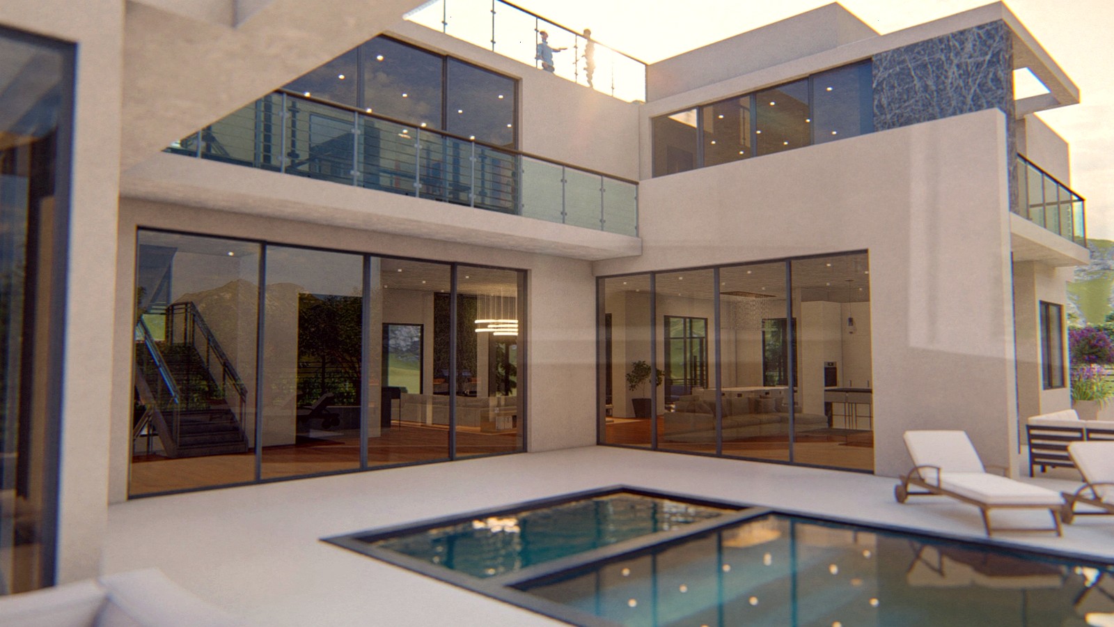 Editorial diagram of one Encino house with a single design-build team versus a split architect and contractor handoff