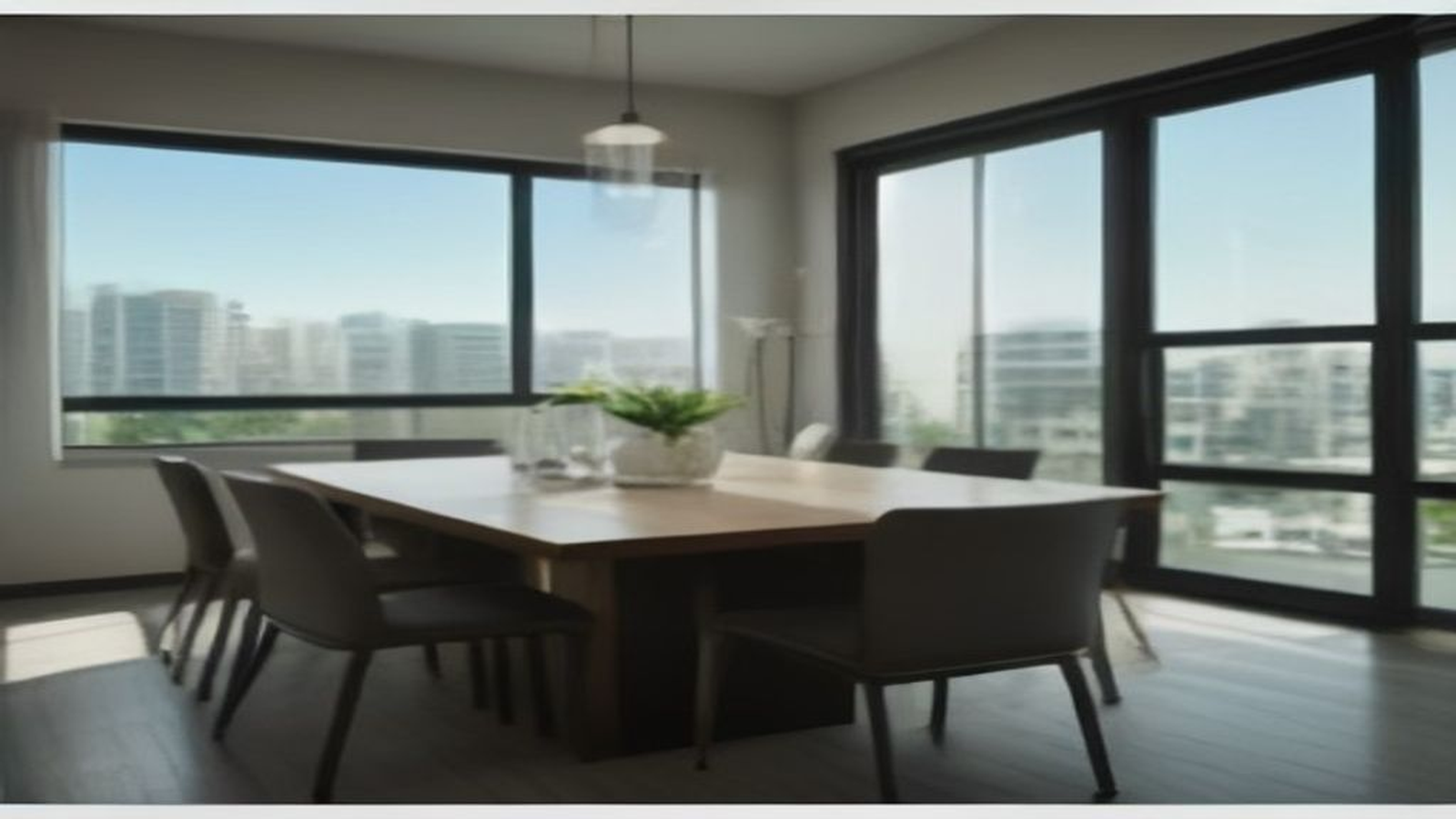 Photoreal Encino two-unit house and materials for an SB9 budget review, no people or dollar signs