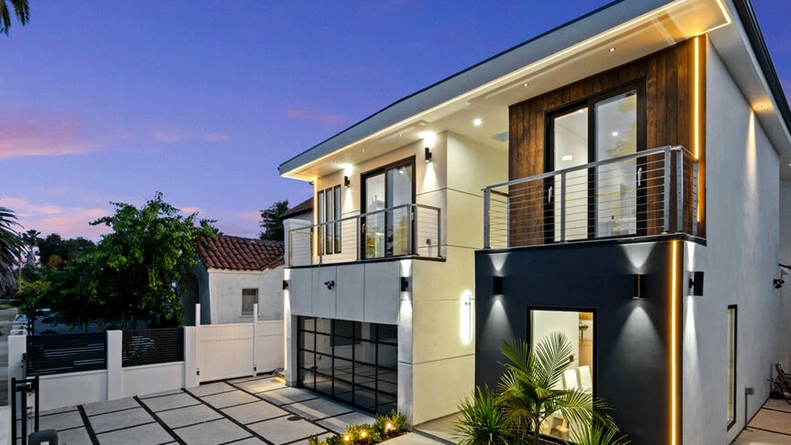 Photoreal Encino custom home architect documentation set without collage or logos