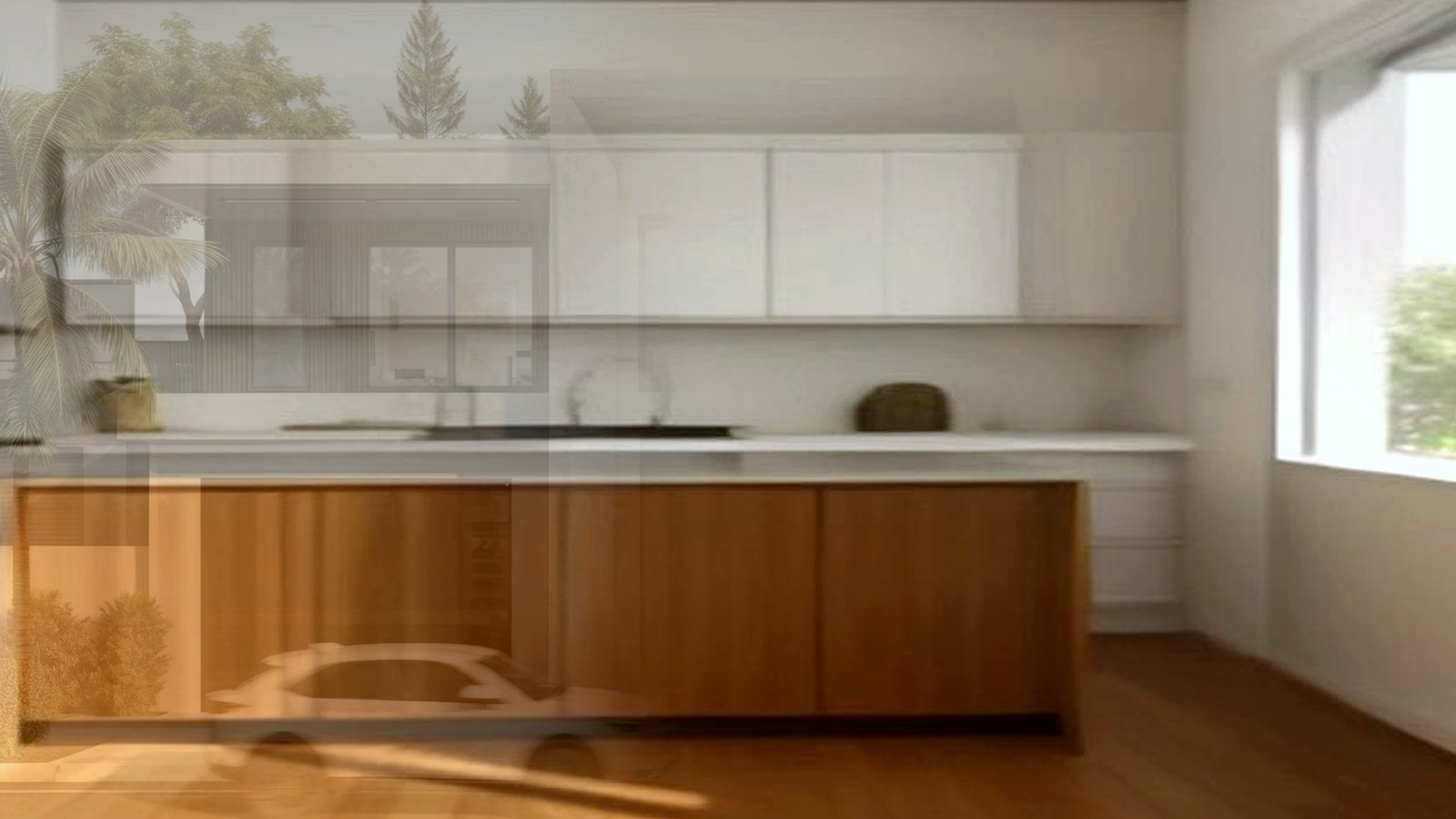 Photoreal plan review documents and custom home drawings on a table, no watermarks