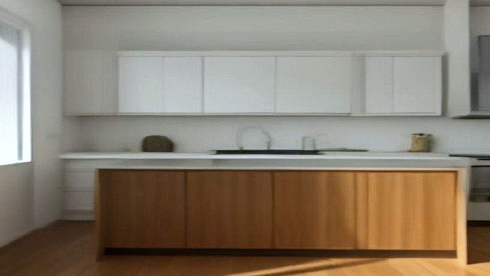 Photoreal Encino custom house exterior matching architect-led residential design, no text