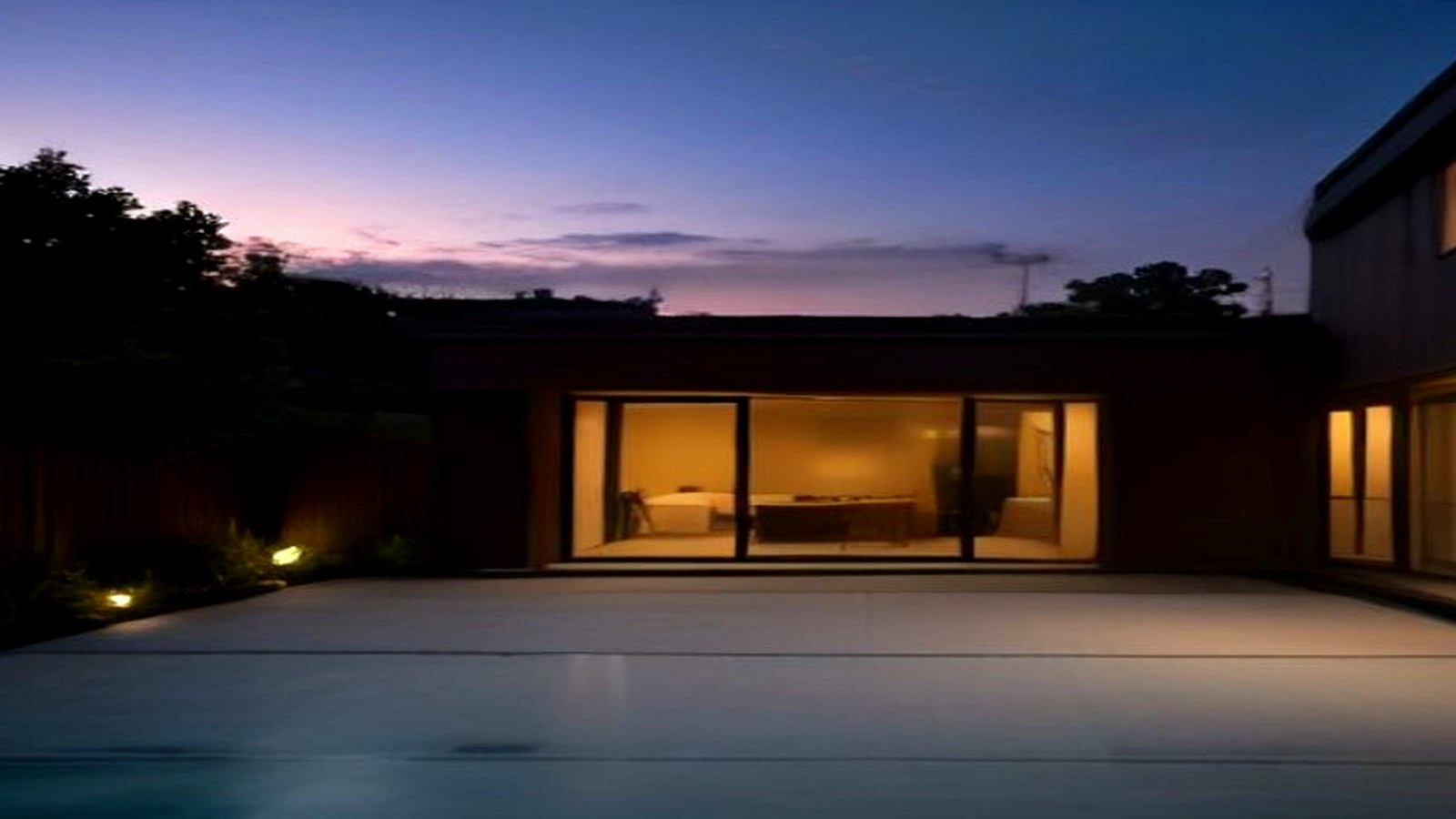 Photoreal architect reviewing custom home drawings for an Encino Los Angeles house, no logos