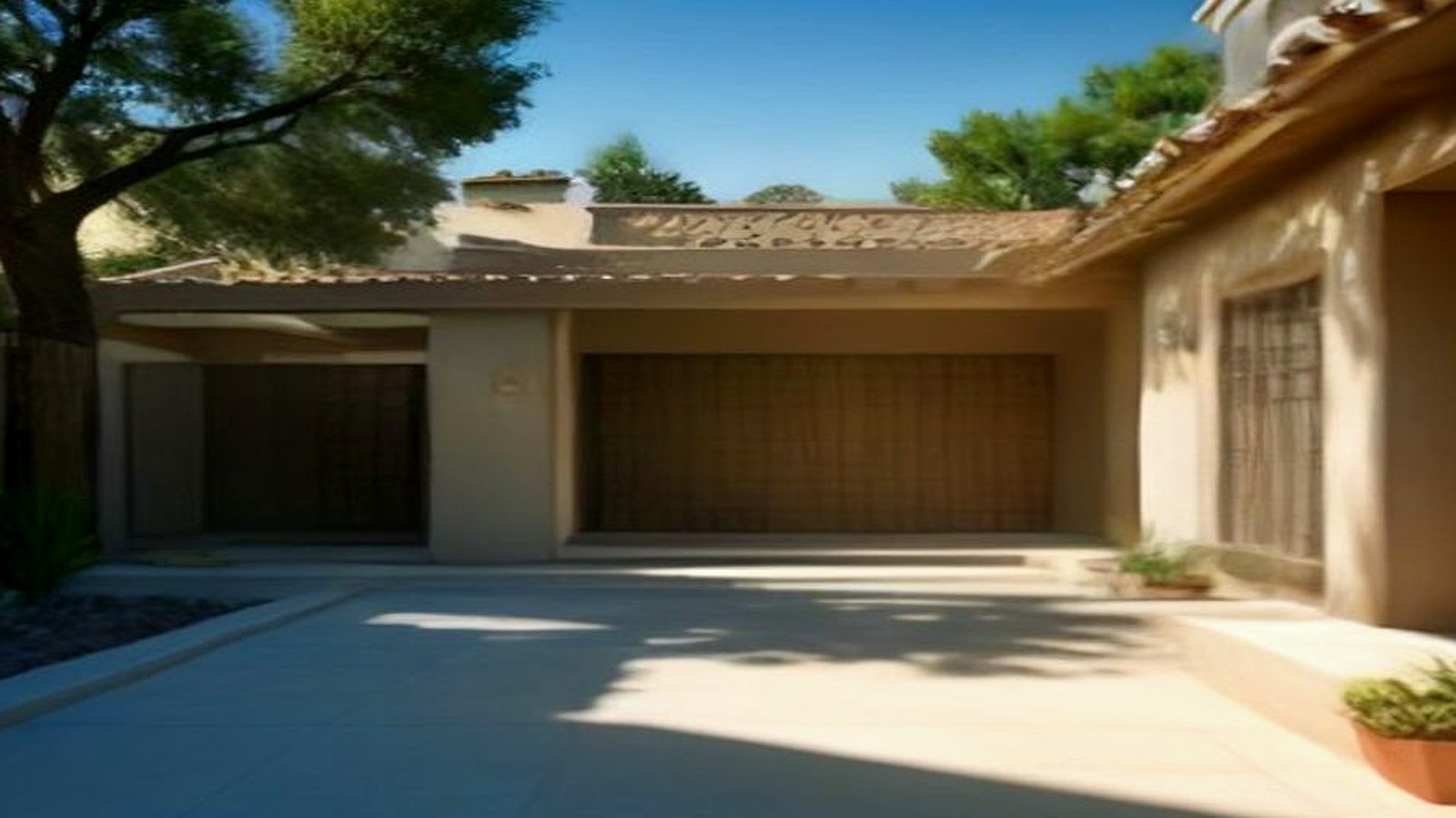 Photoreal architect reviewing custom home drawings for an Encino Los Angeles house, no logos