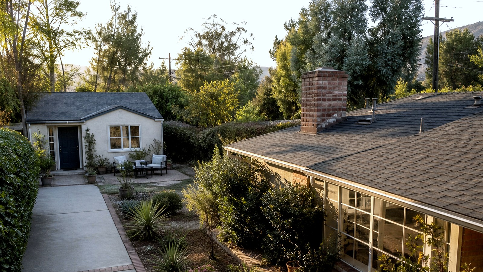 Photoreal Encino custom home architect documentation set without collage or logos