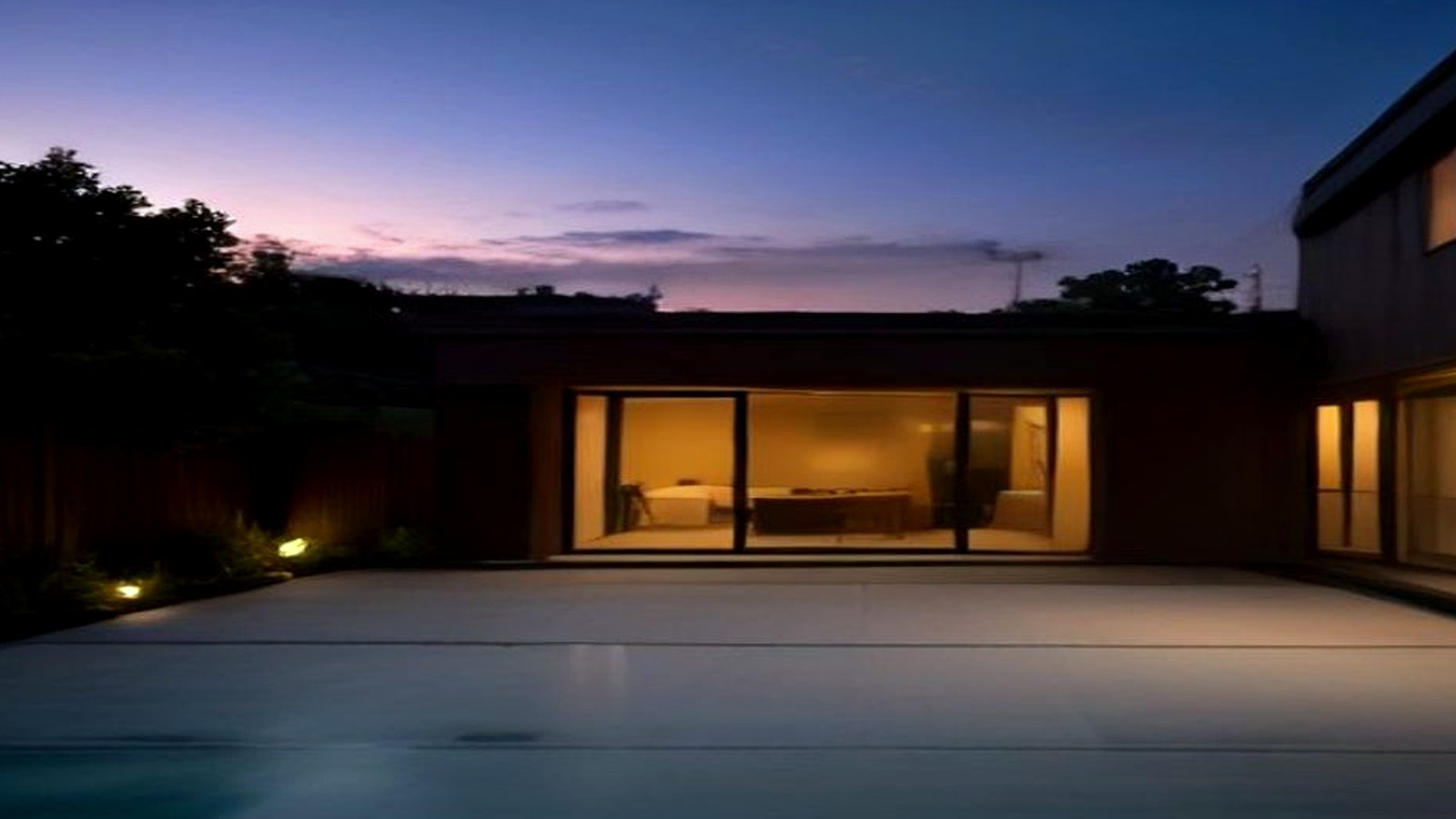 Photoreal architect reviewing custom home drawings for an Encino Los Angeles house, no logos