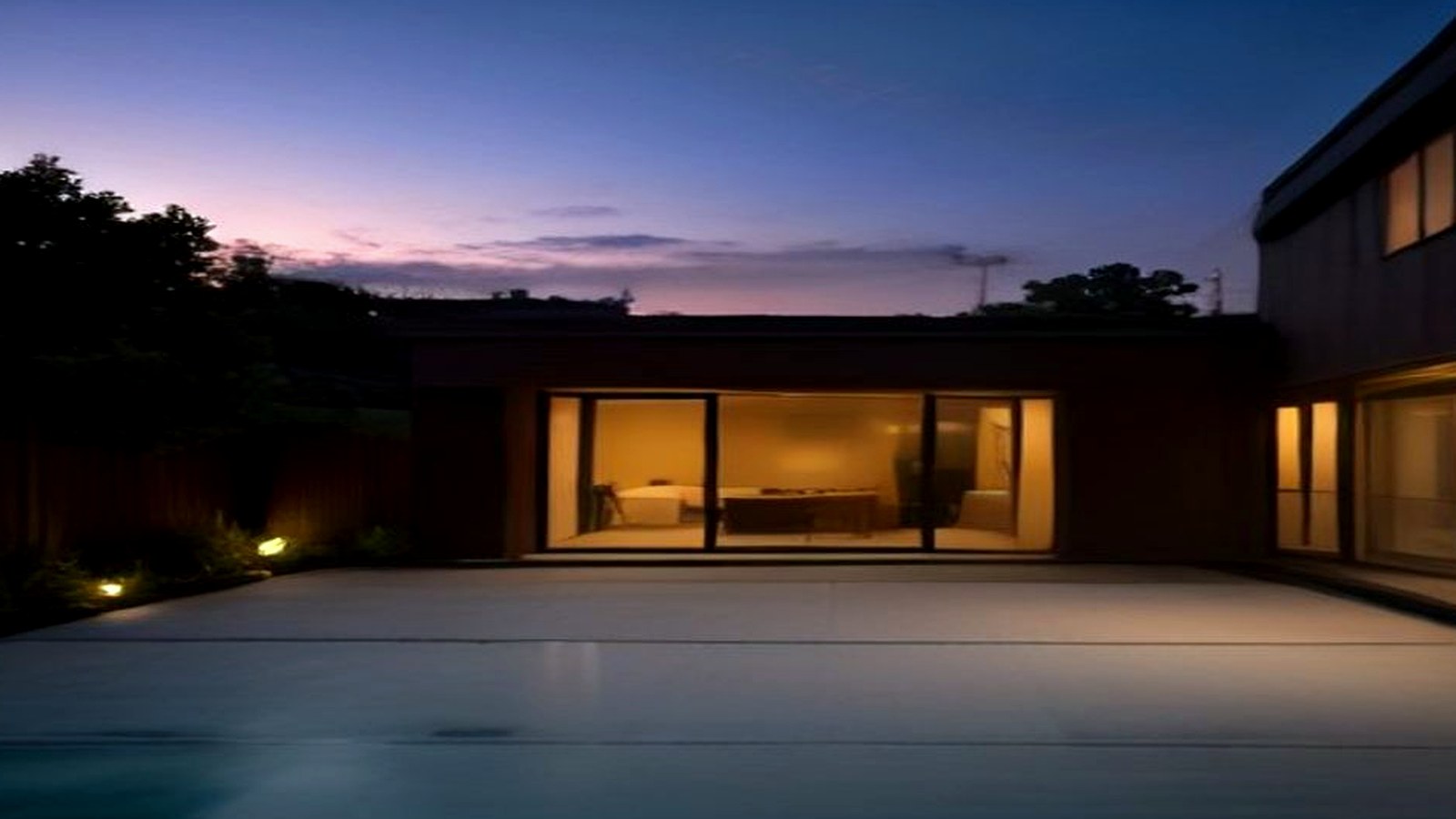 Photoreal architect reviewing custom home drawings for an Encino Los Angeles house, no logos