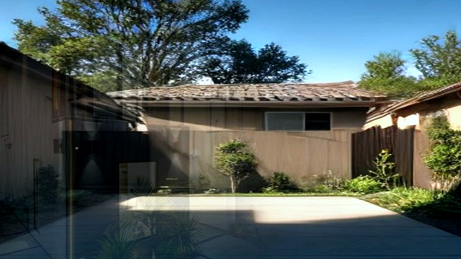 Photoreal architect reviewing custom home drawings for an Encino Los Angeles house, no logos