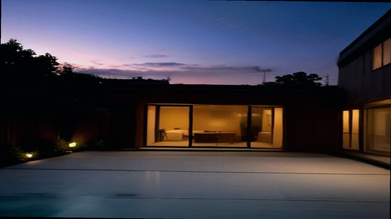 Photoreal architect reviewing custom home drawings for an Encino Los Angeles house, no logos