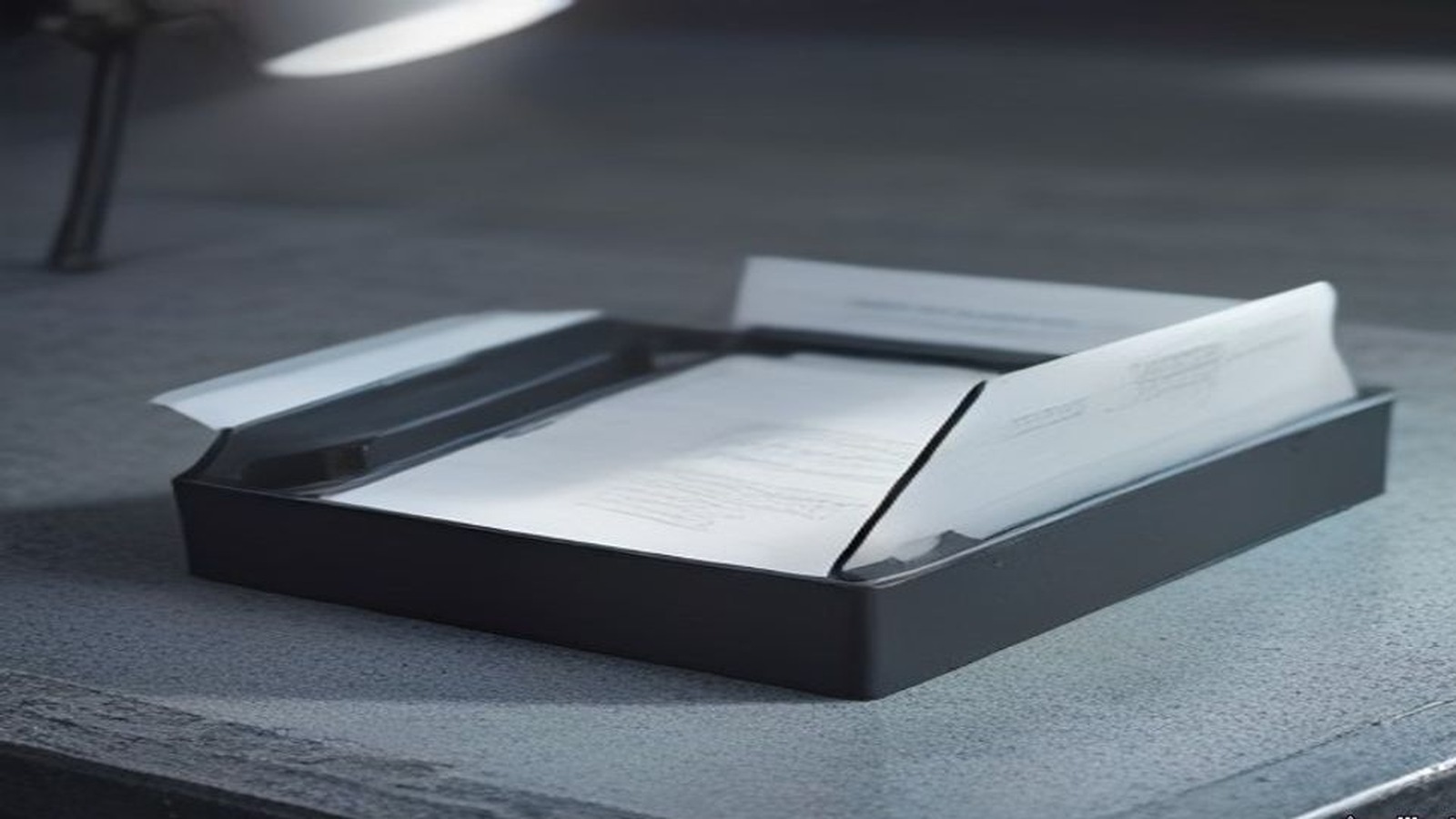 Photoreal plan review documents and custom home drawings on a table, no watermarks