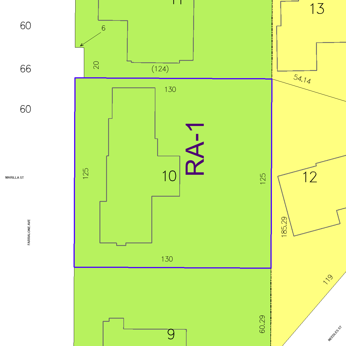 ZIMAS property map
